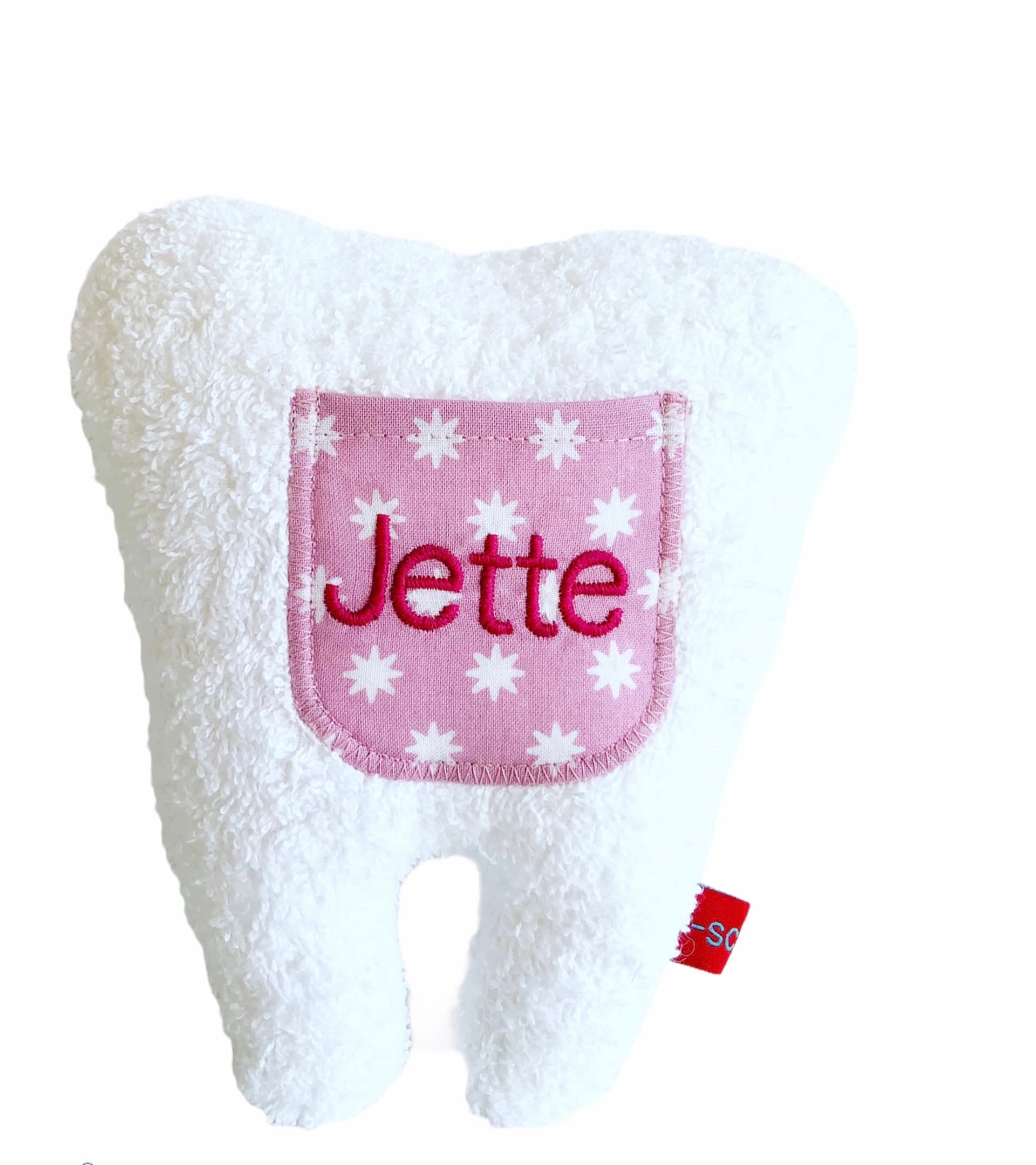 Zahnfee-Kissen mit Name — personalisiertes Kinderprodukt